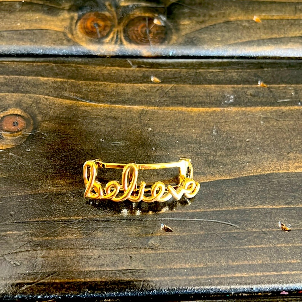 Keep Collective Believe Gold Charm
